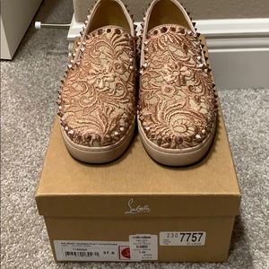 Christian Louboutin Sneakers with spikes with box
